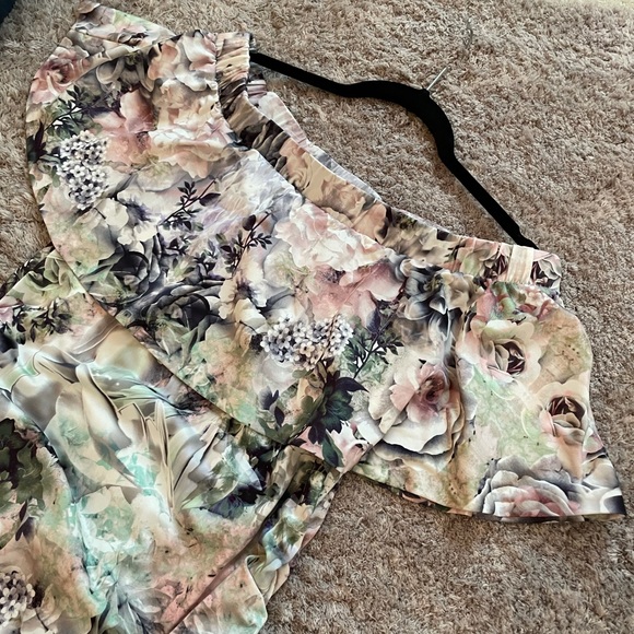Ripe Floral Print Off The Shoulder Dress (M) - Picture 4 of 8